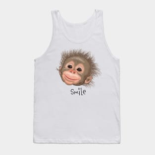 Baby Monkey Smile Tank Top